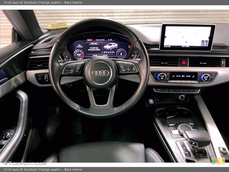 Black Interior Dashboard for the 2018 Audi A5 Sportback Prestige quattro #144080744