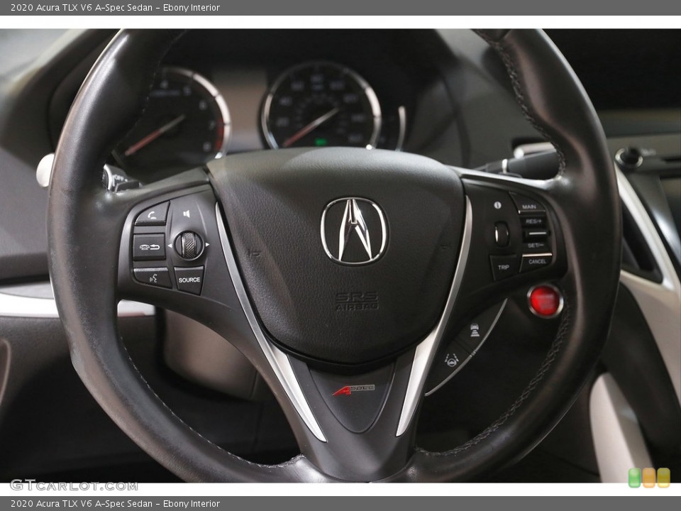 Ebony Interior Steering Wheel for the 2020 Acura TLX V6 A-Spec Sedan #144081611