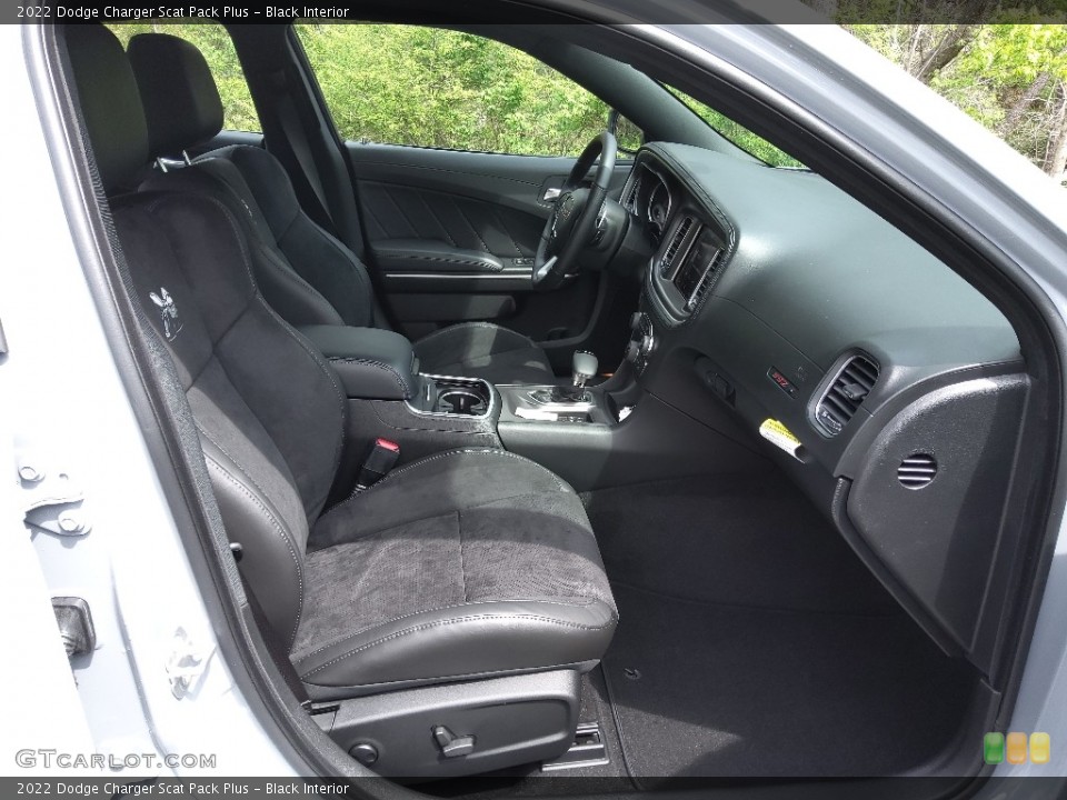 Black Interior Front Seat for the 2022 Dodge Charger Scat Pack Plus #144081827