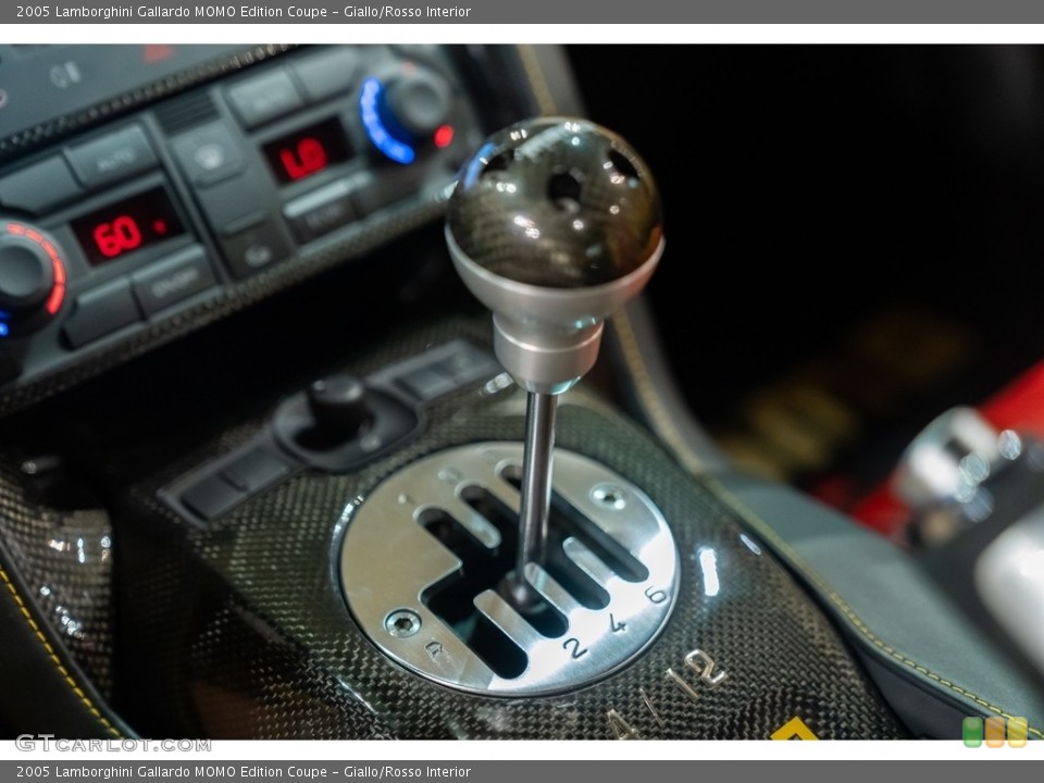 Giallo/Rosso Interior Transmission for the 2005 Lamborghini Gallardo MOMO Edition Coupe #144081899
