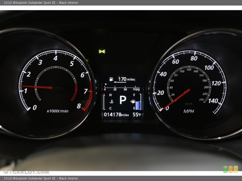 Black Interior Gauges for the 2019 Mitsubishi Outlander Sport ES #144082664