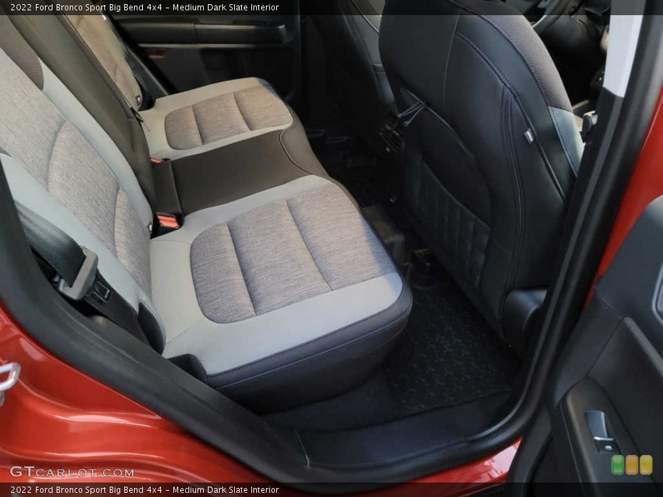 Medium Dark Slate Interior Rear Seat for the 2022 Ford Bronco Sport Big Bend 4x4 #144083797