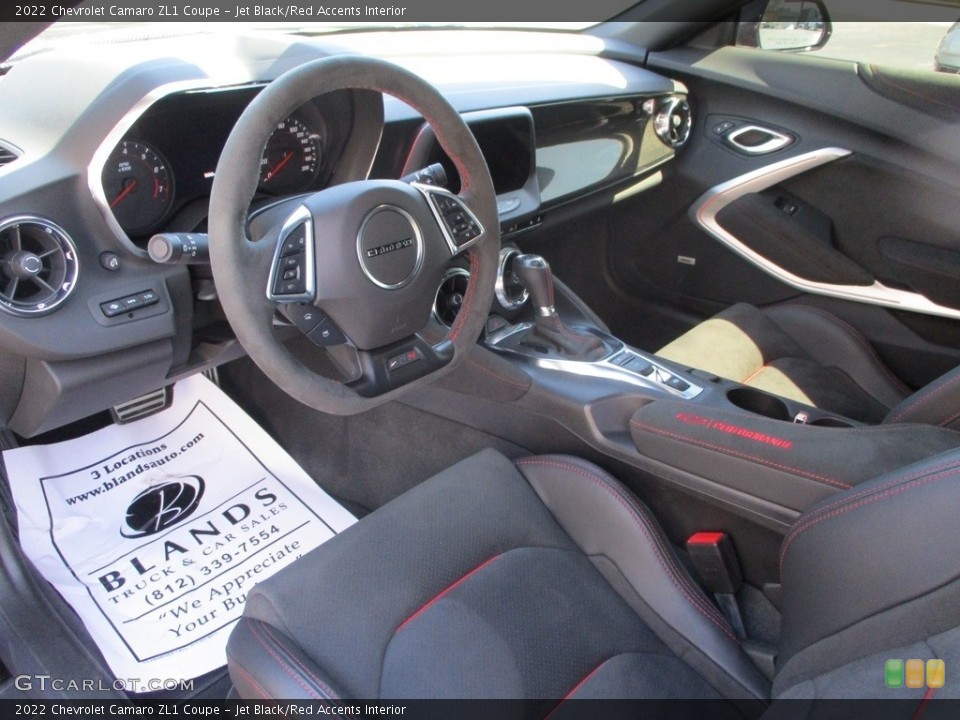 Jet Black/Red Accents Interior Photo for the 2022 Chevrolet Camaro ZL1 Coupe #144086573