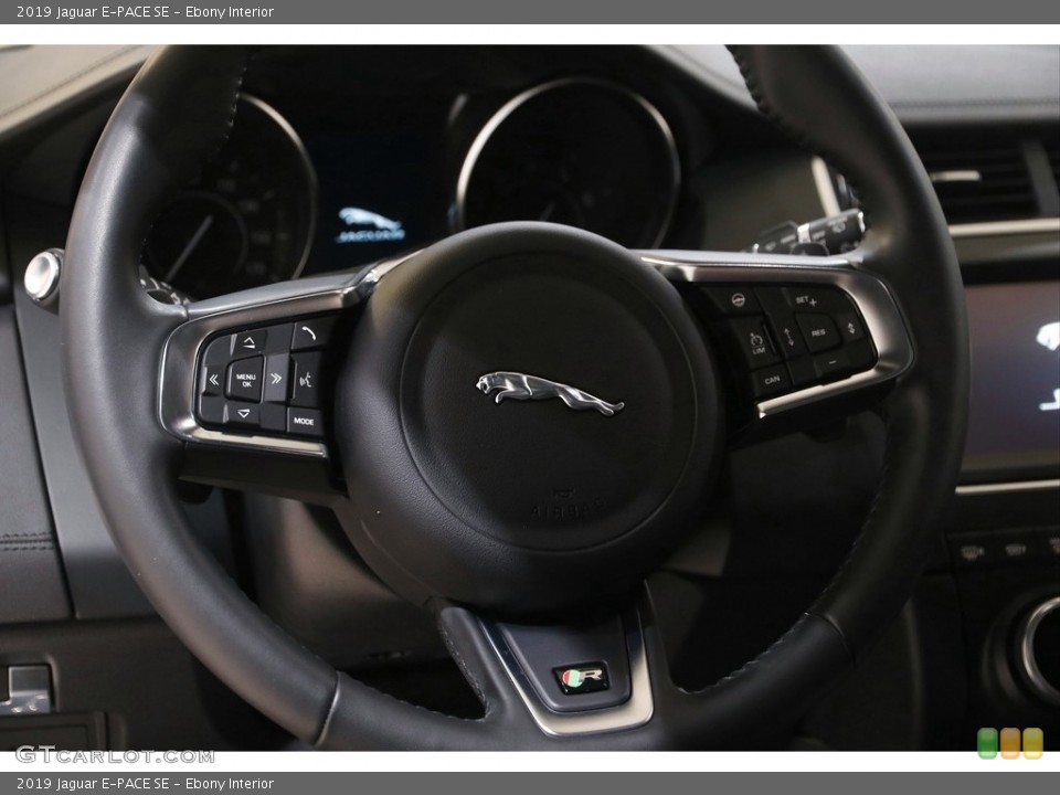 Ebony Interior Steering Wheel for the 2019 Jaguar E-PACE SE #144087764