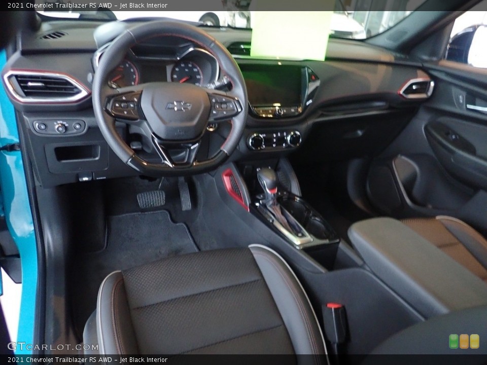 Jet Black Interior Photo for the 2021 Chevrolet Trailblazer RS AWD #144092960