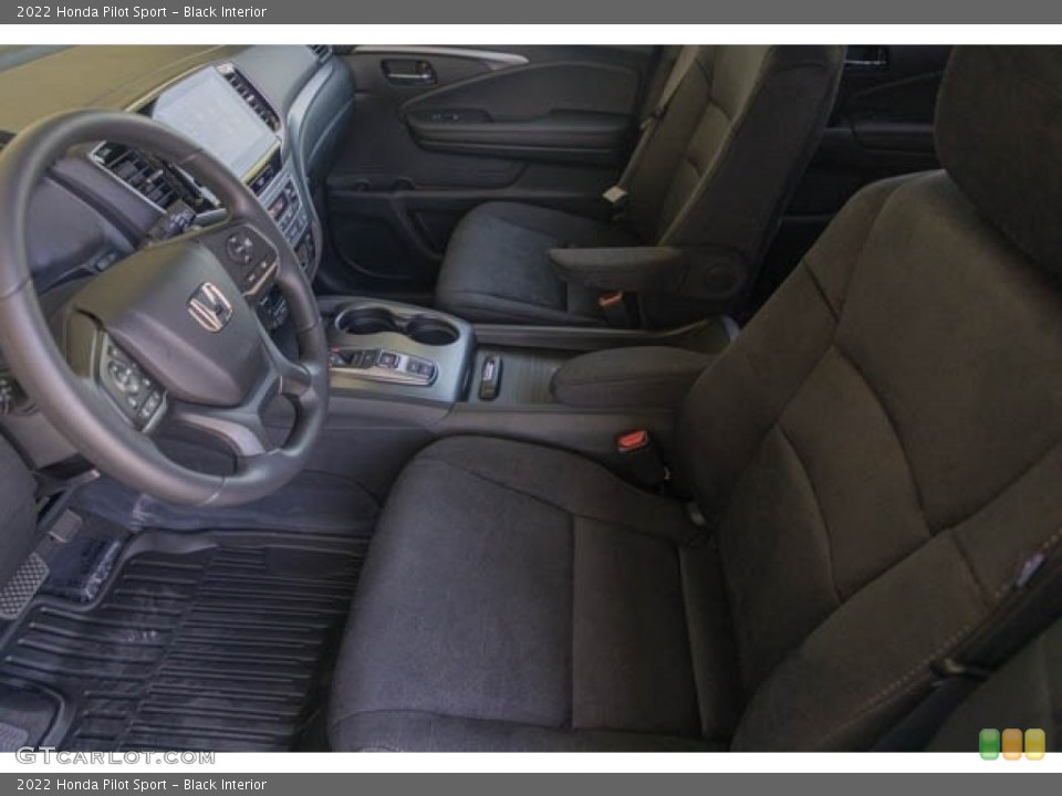 Black Interior Front Seat for the 2022 Honda Pilot Sport #144098279