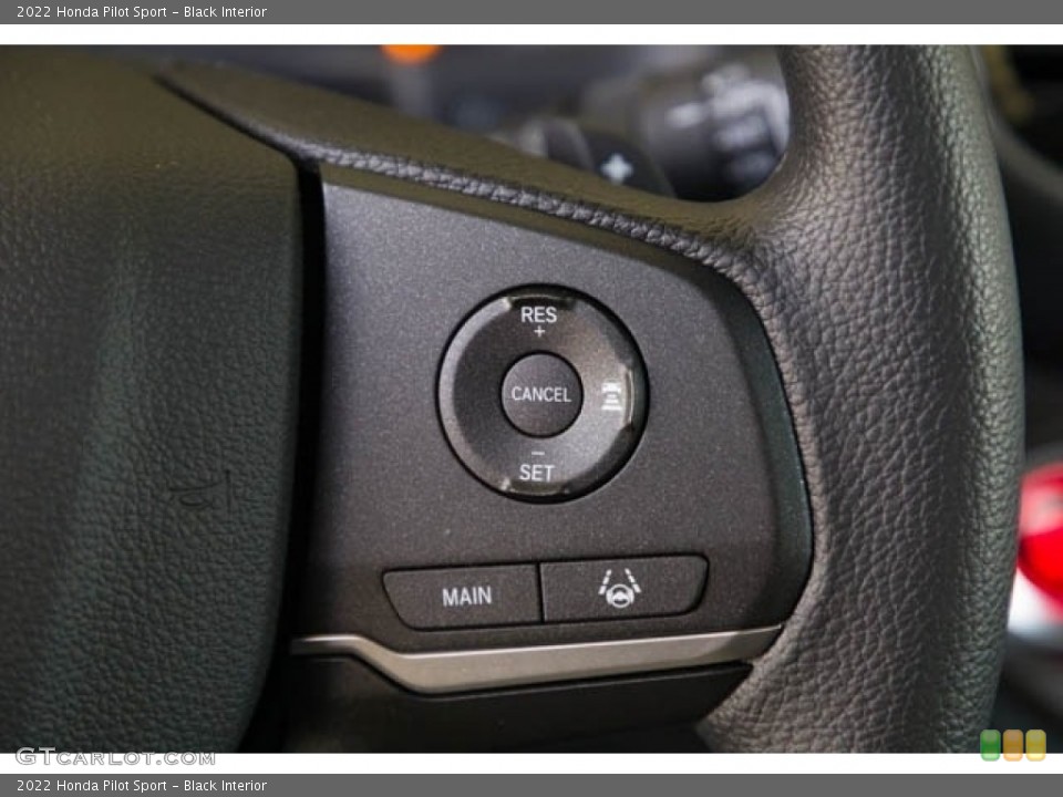 Black Interior Steering Wheel for the 2022 Honda Pilot Sport #144098414
