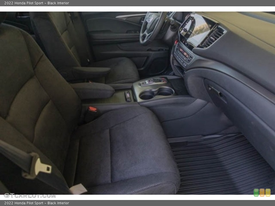Black Interior Front Seat for the 2022 Honda Pilot Sport #144098585