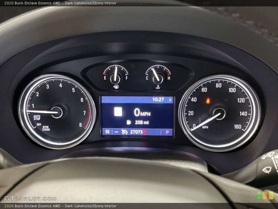 Dark Galvinized/Ebony Interior Gauges for the 2020 Buick Enclave Essence AWD #144099566