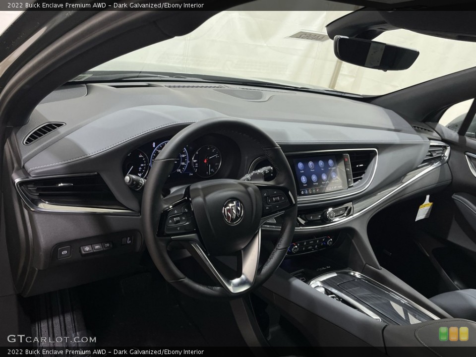 Dark Galvanized/Ebony Interior Dashboard for the 2022 Buick Enclave Premium AWD #144100019