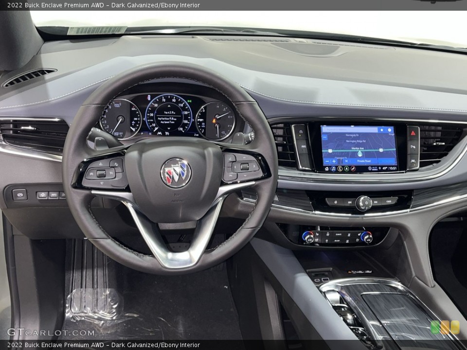 Dark Galvanized/Ebony Interior Dashboard for the 2022 Buick Enclave Premium AWD #144100136