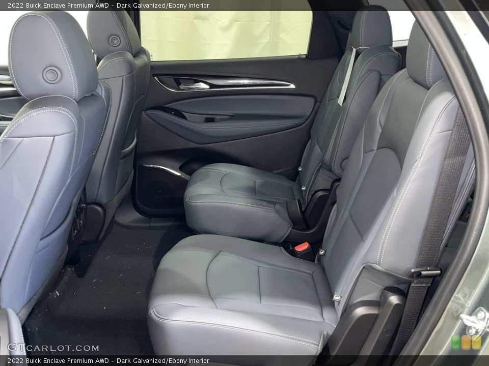Dark Galvanized/Ebony Interior Rear Seat for the 2022 Buick Enclave Premium AWD #144100184