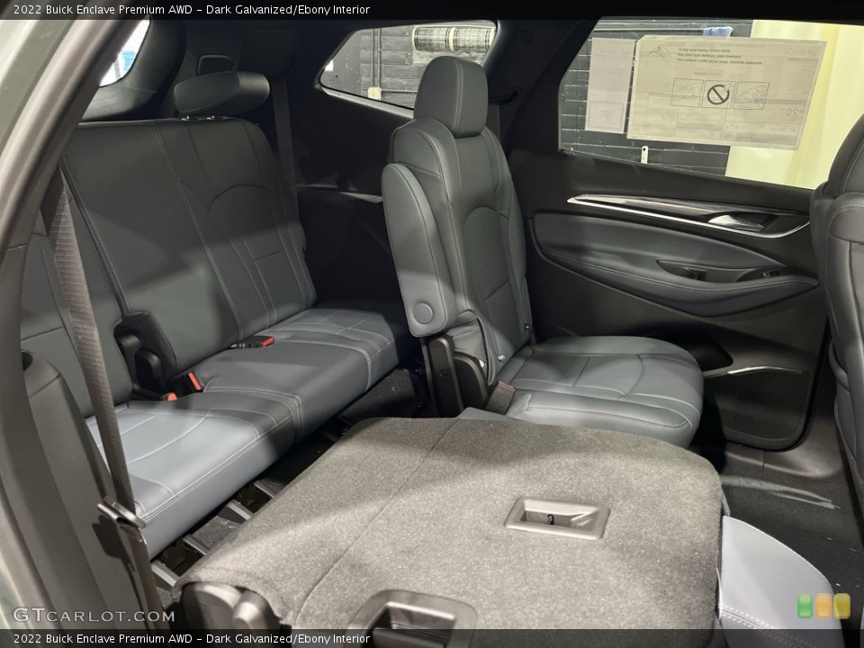 Dark Galvanized/Ebony Interior Rear Seat for the 2022 Buick Enclave Premium AWD #144100202