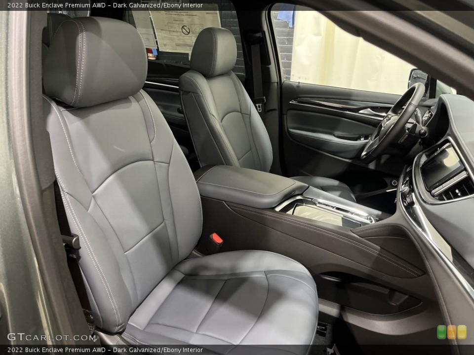 Dark Galvanized/Ebony 2022 Buick Enclave Interiors