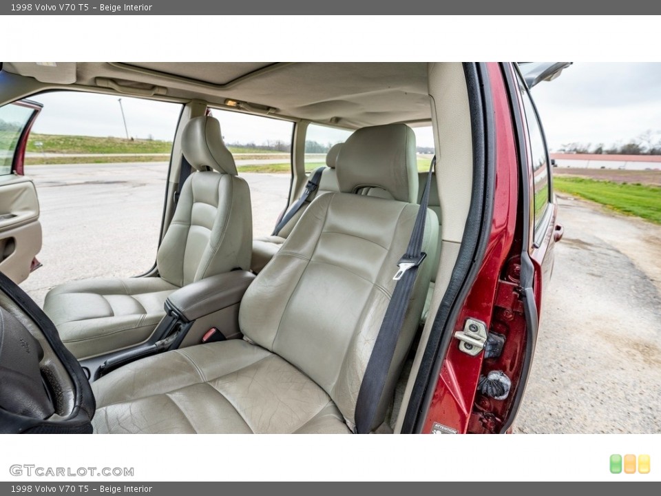 Beige Interior Front Seat for the 1998 Volvo V70 T5 #144100370