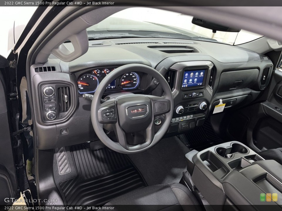 Jet Black Interior Photo for the 2022 GMC Sierra 1500 Pro Regular Cab 4WD #144100448