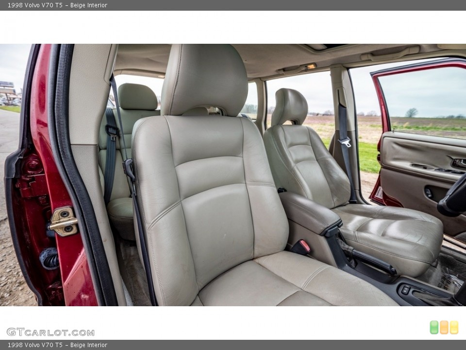 Beige Interior Front Seat for the 1998 Volvo V70 T5 #144100451