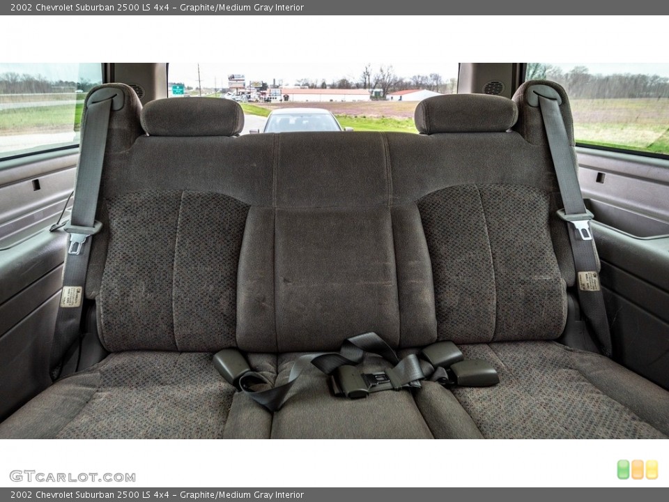 Graphite/Medium Gray Interior Rear Seat for the 2002 Chevrolet Suburban 2500 LS 4x4 #144101000