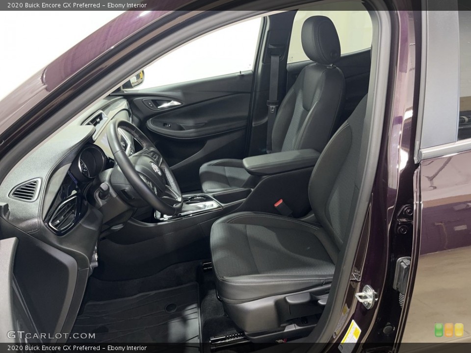 Ebony Interior Front Seat for the 2020 Buick Encore GX Preferred #144102912