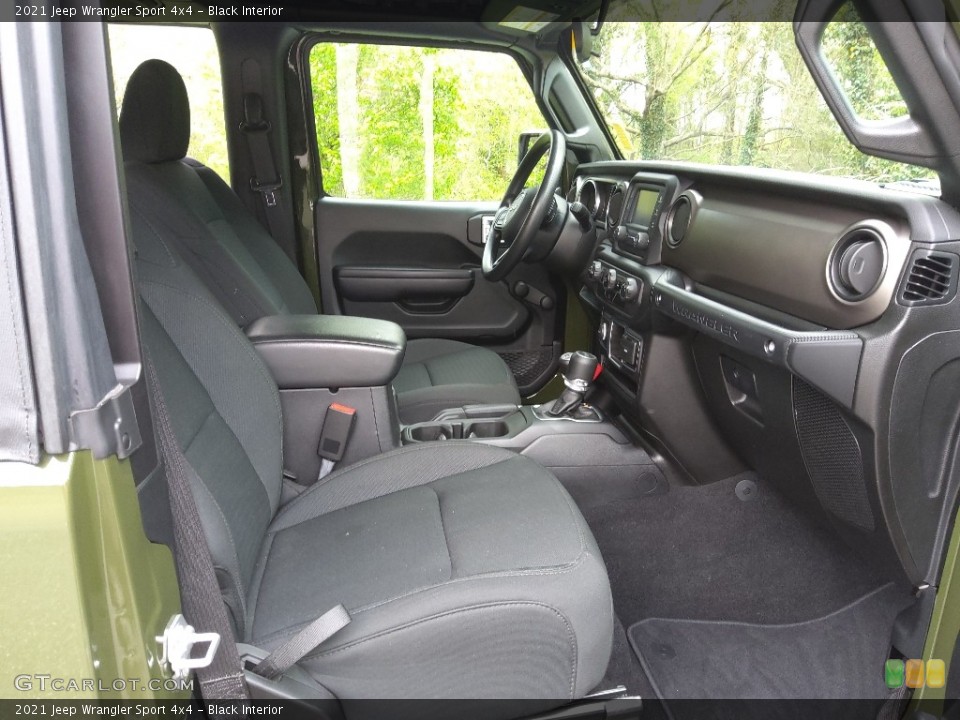 Black 2021 Jeep Wrangler Interiors