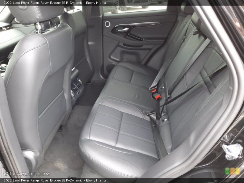 Ebony Interior Rear Seat for the 2022 Land Rover Range Rover Evoque SE R-Dynamic #144103473