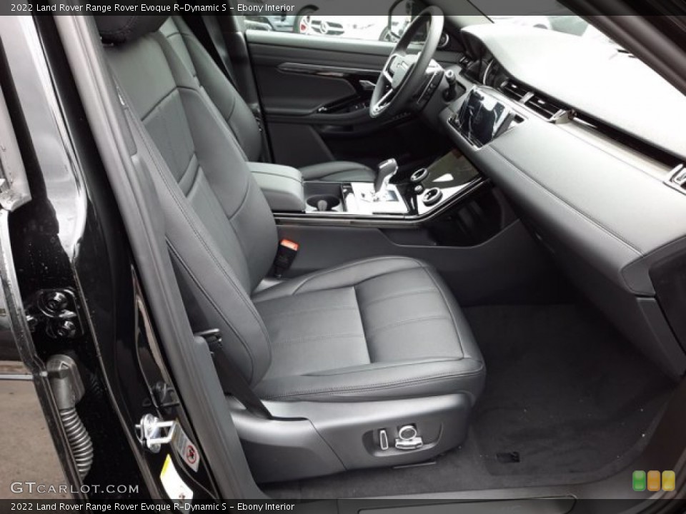 Ebony Interior Photo for the 2022 Land Rover Range Rover Evoque R-Dynamic S #144103998