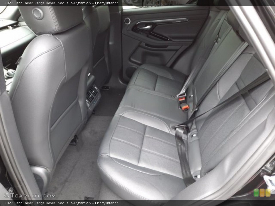 Ebony Interior Rear Seat for the 2022 Land Rover Range Rover Evoque R-Dynamic S #144104049