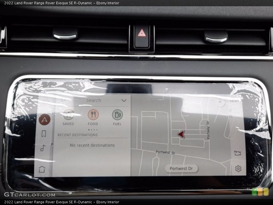 Ebony Interior Navigation for the 2022 Land Rover Range Rover Evoque SE R-Dynamic #144104997