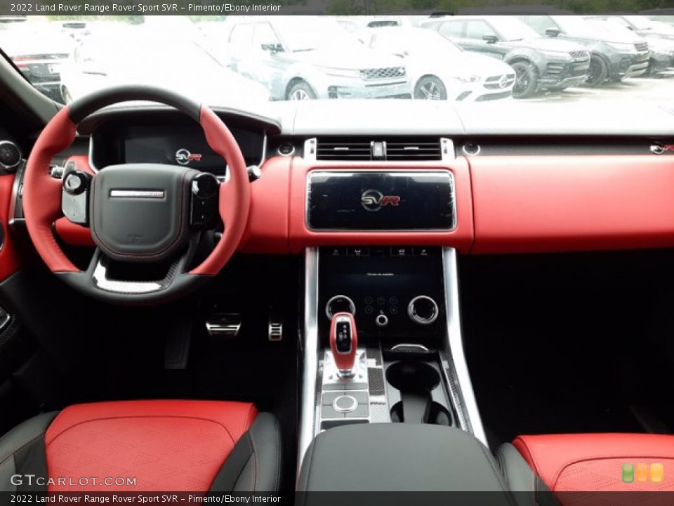 Pimento/Ebony Interior Dashboard for the 2022 Land Rover Range Rover Sport SVR #144105144