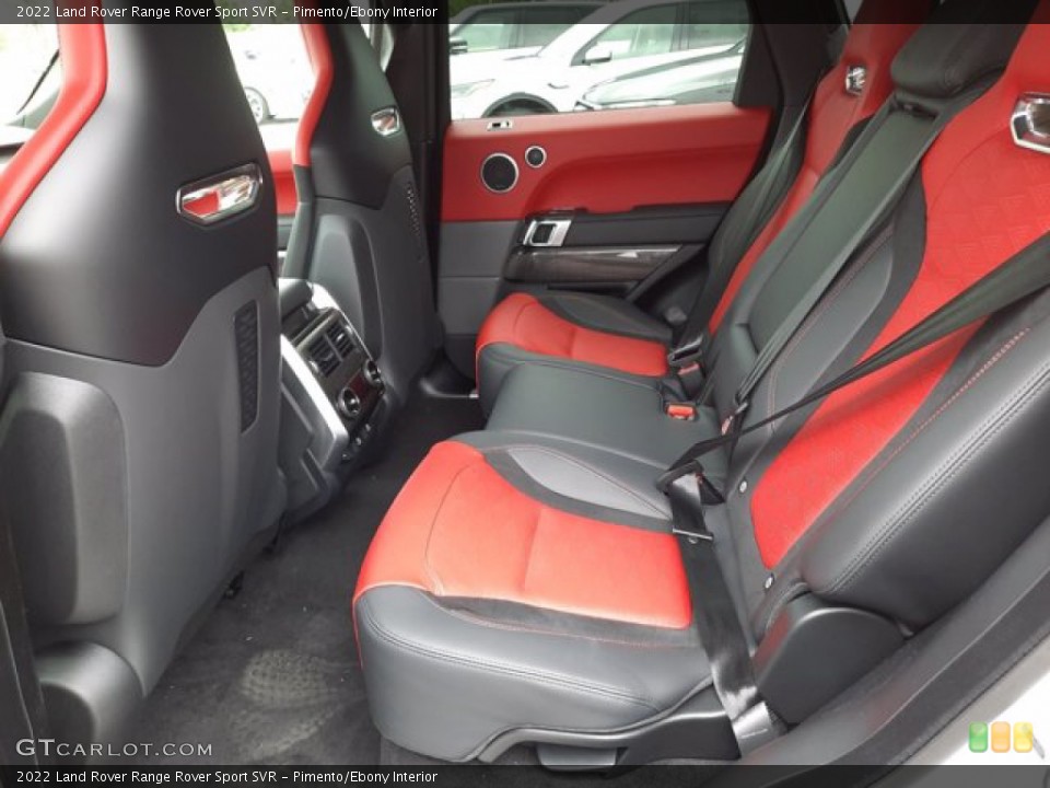Pimento/Ebony Interior Rear Seat for the 2022 Land Rover Range Rover Sport SVR #144105162