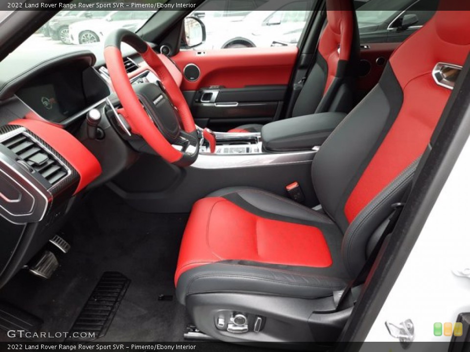 Pimento/Ebony Interior Front Seat for the 2022 Land Rover Range Rover Sport SVR #144105306