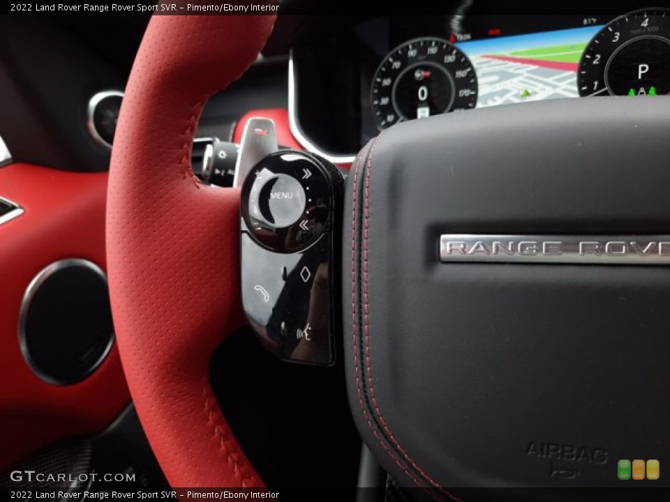 Pimento/Ebony Interior Steering Wheel for the 2022 Land Rover Range Rover Sport SVR #144105330