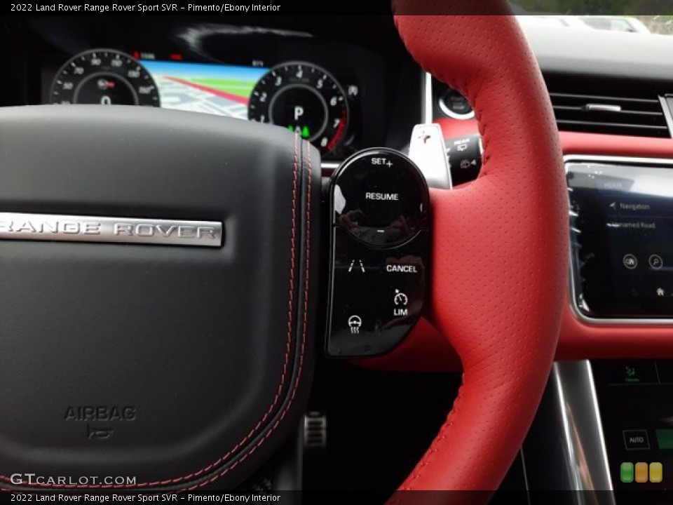 Pimento/Ebony Interior Steering Wheel for the 2022 Land Rover Range Rover Sport SVR #144105345