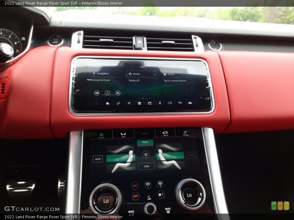 Pimento/Ebony Interior Controls for the 2022 Land Rover Range Rover Sport SVR #144105357