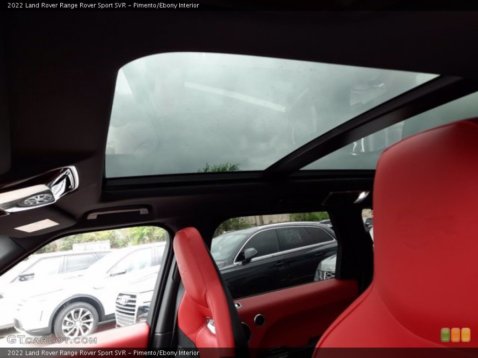 Pimento/Ebony Interior Sunroof for the 2022 Land Rover Range Rover Sport SVR #144105423
