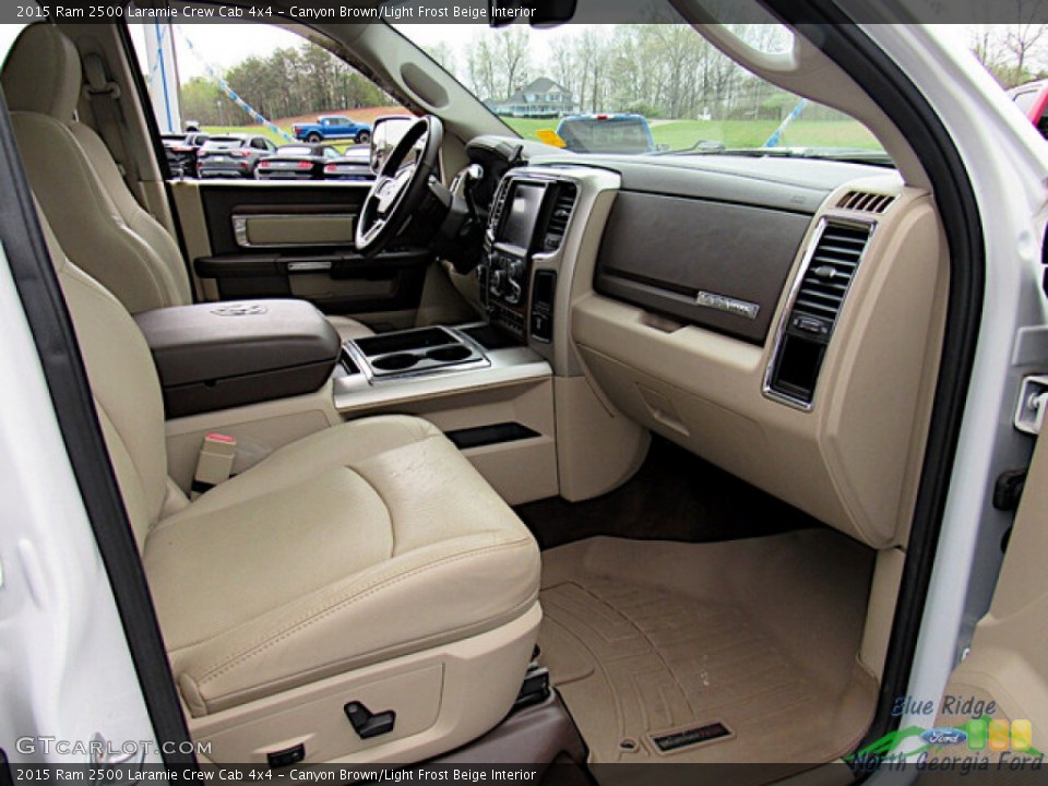 Canyon Brown/Light Frost Beige Interior Prime Interior for the 2015 Ram 2500 Laramie Crew Cab 4x4 #144106647