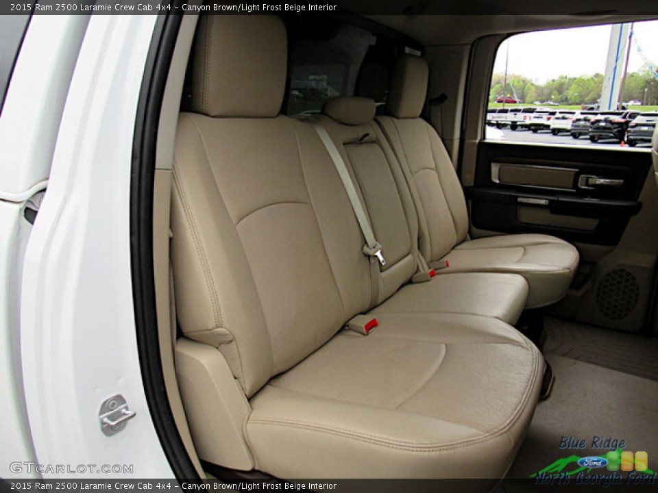Canyon Brown/Light Frost Beige Interior Rear Seat for the 2015 Ram 2500 Laramie Crew Cab 4x4 #144106656