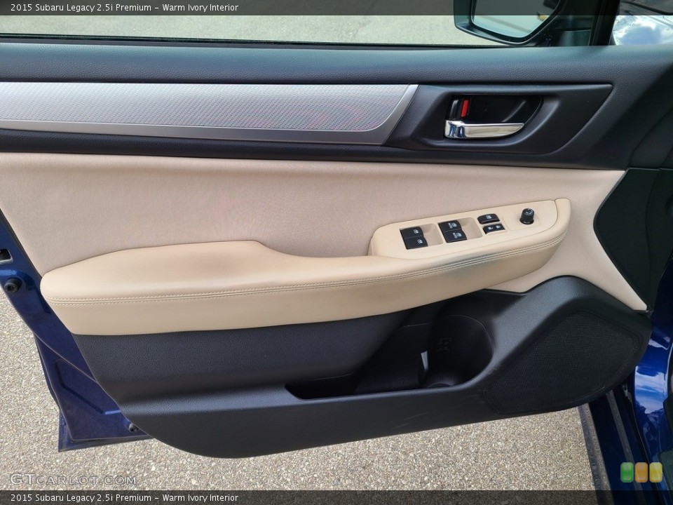 Warm Ivory Interior Door Panel for the 2015 Subaru Legacy 2.5i Premium #144108241
