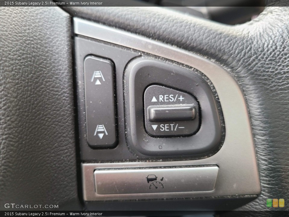 Warm Ivory Interior Steering Wheel for the 2015 Subaru Legacy 2.5i Premium #144108406