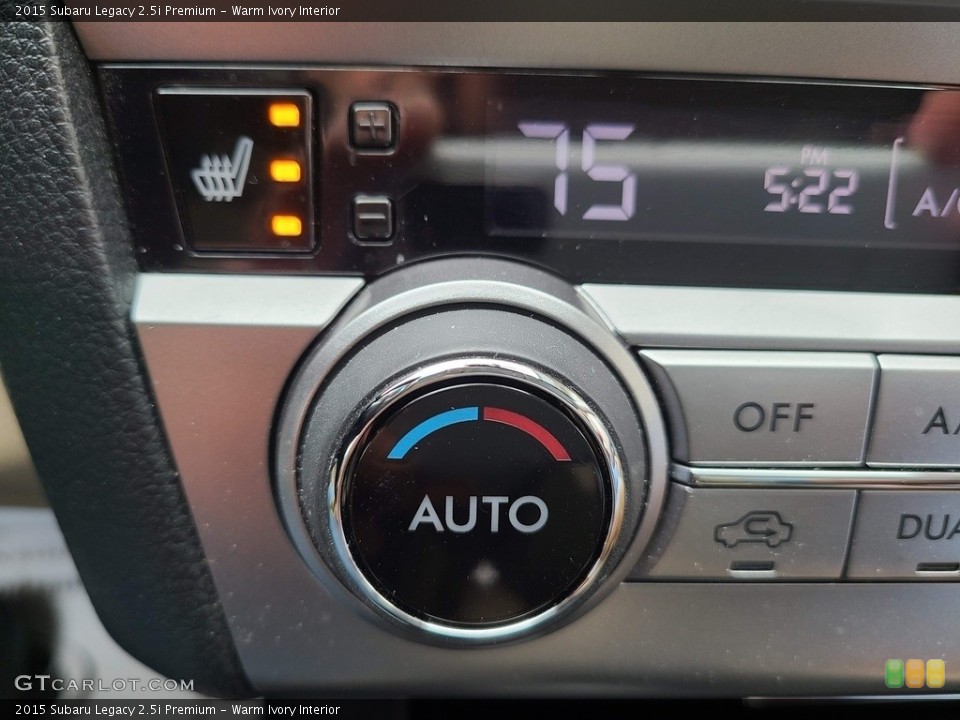 Warm Ivory Interior Controls for the 2015 Subaru Legacy 2.5i Premium #144108652