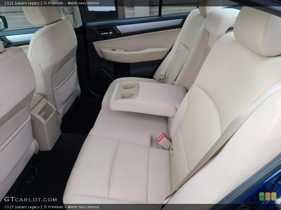 Warm Ivory Interior Rear Seat for the 2015 Subaru Legacy 2.5i Premium #144108877