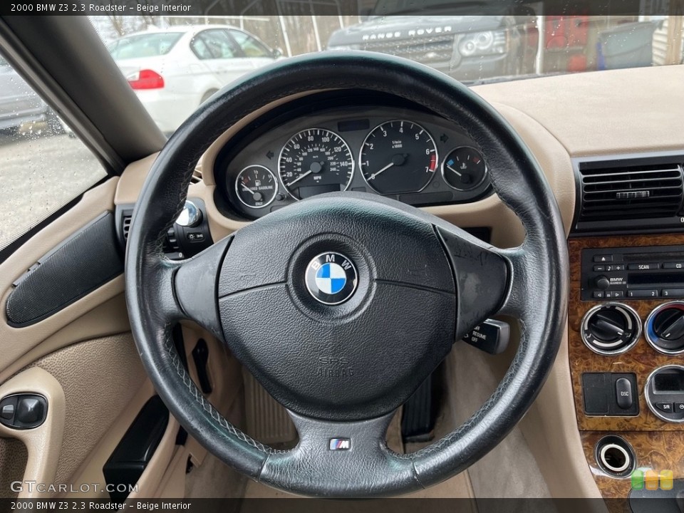 Beige Interior Steering Wheel for the 2000 BMW Z3 2.3 Roadster #144109624