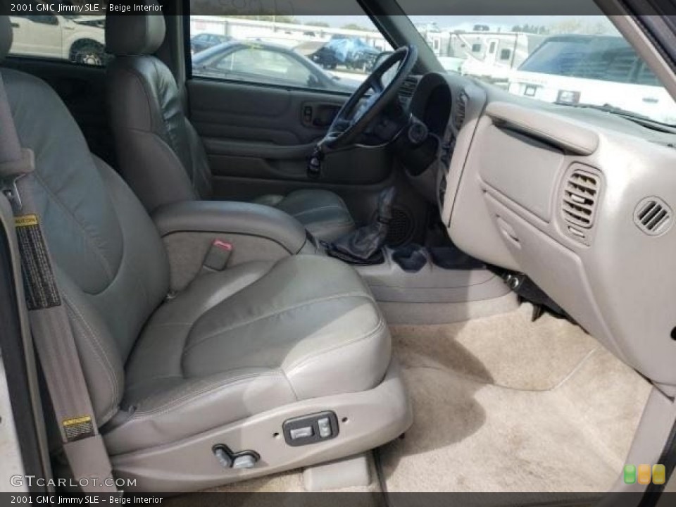 Beige Interior Front Seat for the 2001 GMC Jimmy SLE #144112015