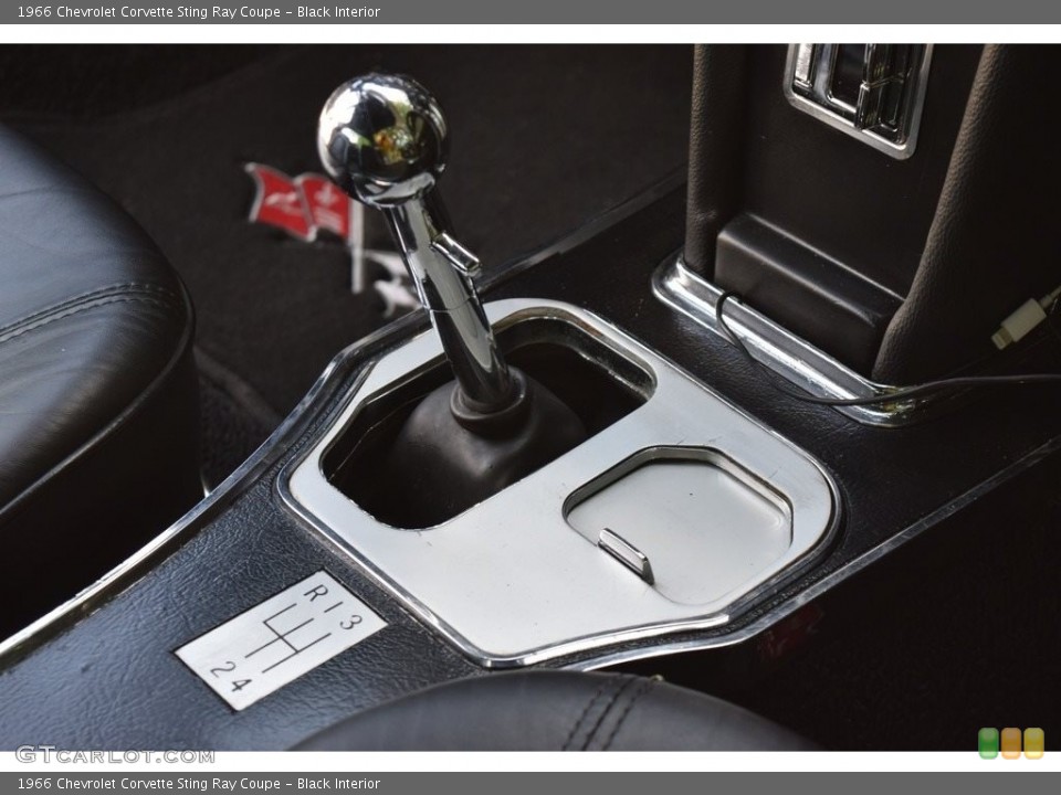 Black Interior Transmission for the 1966 Chevrolet Corvette Sting Ray Coupe #144112105