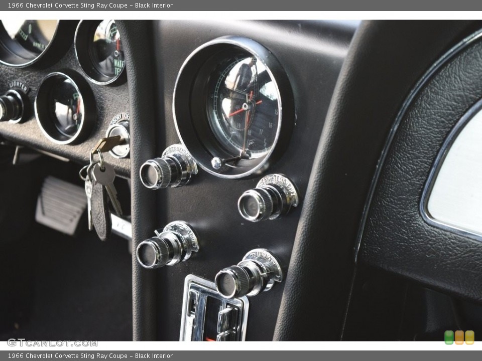 Black Interior Gauges for the 1966 Chevrolet Corvette Sting Ray Coupe #144112126