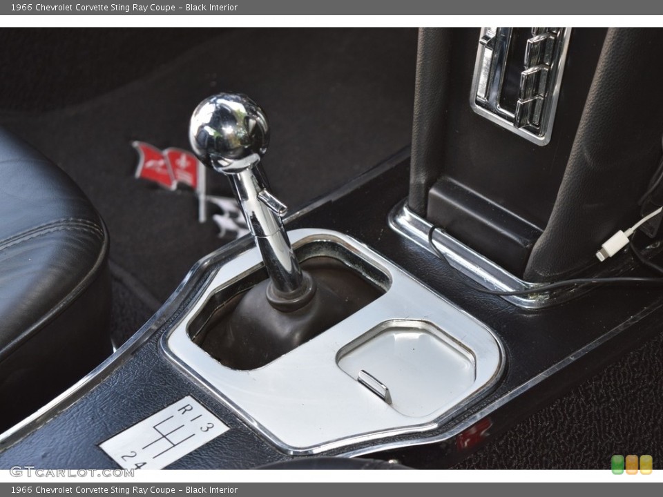 Black Interior Transmission for the 1966 Chevrolet Corvette Sting Ray Coupe #144112198