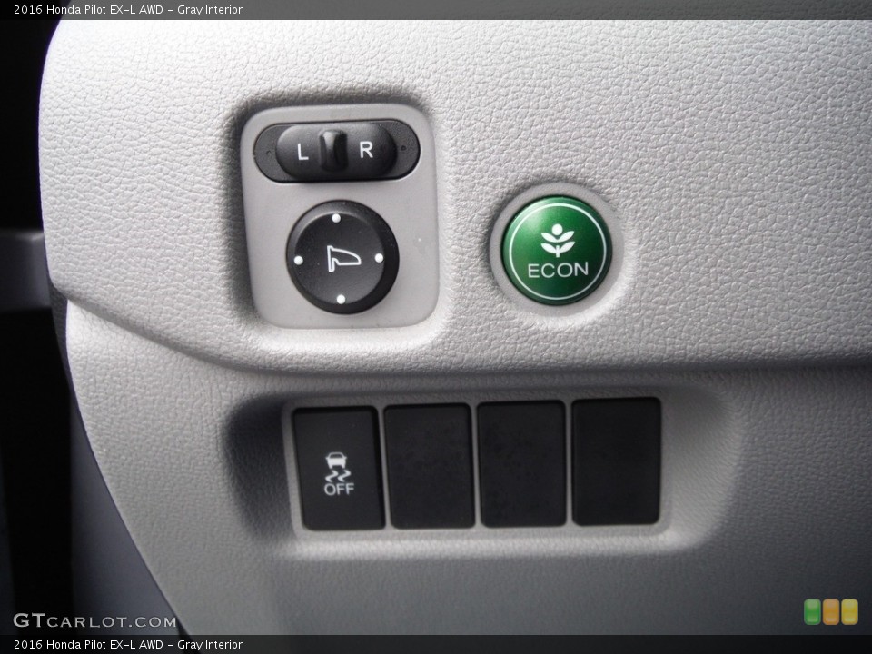 Gray Interior Controls for the 2016 Honda Pilot EX-L AWD #144112498