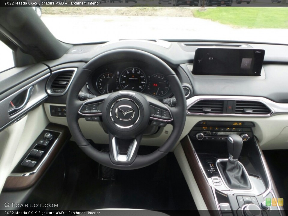 Parchment Interior Steering Wheel for the 2022 Mazda CX-9 Signature AWD #144115720