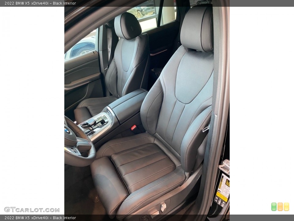 Black 2022 BMW X5 Interiors