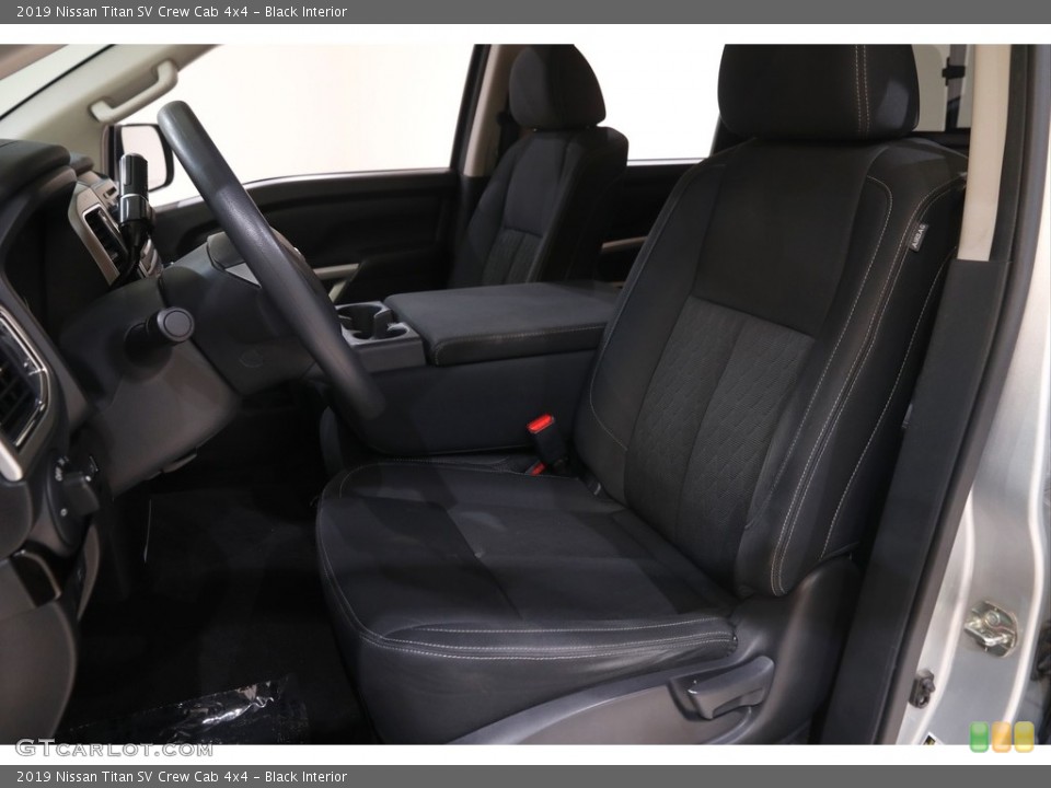 Black Interior Front Seat for the 2019 Nissan Titan SV Crew Cab 4x4 #144119463